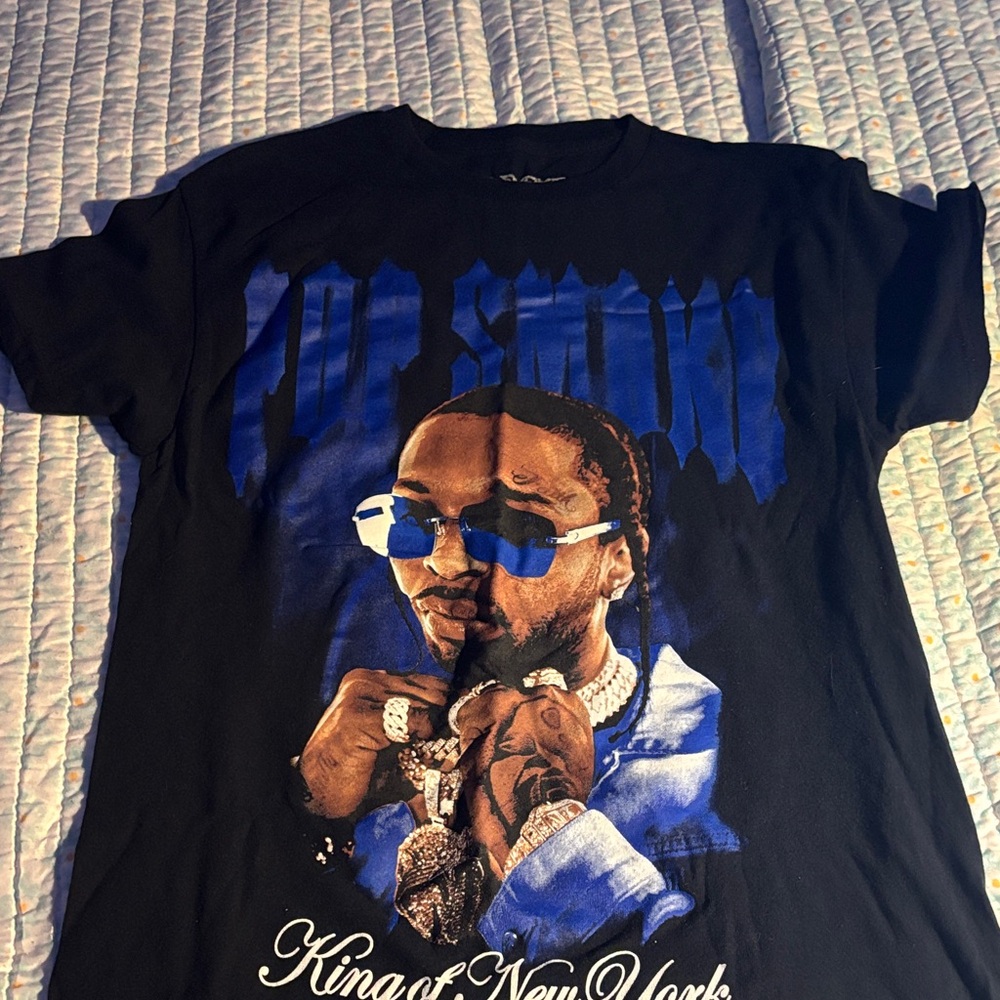 Black and Blue Graphic Men's T-Shirt